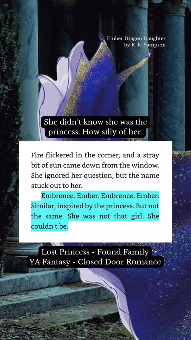 Are you a fan of Matched by Ally Condie, but want more of a high fantasy twist? Then Ember Dragon Daughter may be the next book for you. Ember Dragon Daughter features found family trope, mythical creatures (more as the series goes on), complicated biological family feelings, LGBTQ+ characters, the concept of love at first sight through magic, and a society on the brink of collapse.

Ember was inspired in many ways by the dystopian novels that were popular at the time. Her society is enclosed by an impenetrable wall with no escape and she has a mysterious birthmark that she is told to hide or be murdered by the Crown. An orphan with too much responsibility and a chip on her shoulder, it’s no wonder she finds out she was the missing princess all along. 🫨

Warning: My books have high stakes, where not every character makes it out alive.

You will love EDD if you enjoy YA fantasy romance with fated mates, mythical creatures, royal balls, and plot twists.

All three books in the Fated Tales series are now in Kindle Unlimited and also available on Audible, YouTube, and Spotify audiobooks!