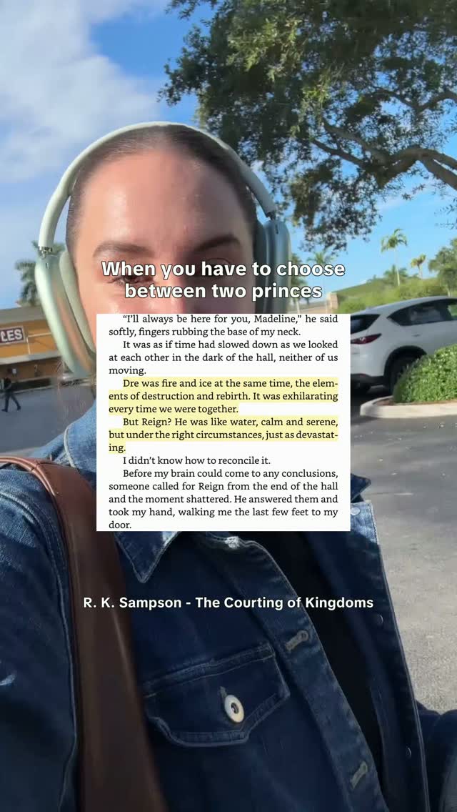 I would like to refund the prophecy. kthnx.

📖 is THE COURTING OF KINGDOMS by R. K. Sampson, in Kindle Unlimited now.

A Lightlark meets The Selection romantasy love triangle and book one of The Unending Kingdoms.

Madeline Parch has been summoned to the palace to compete to marry the prince and break the Ageless Blight. She didn't account for his brother, his secrets, or the way he made her heart race.

Which prince would you choose?

What to expect inside...
💔 Love triangle
🔒 Forbidden romance
📜 Prophecies
⚔️ Brother rivalry
🤴 Swoony princes
🌹 A dating competition like The Bachelor, but royal
🌙 Secret meetings

Read it in Kindle Unlimited, ebook, paperback, hardcover, and the Foreshadow Special Edition with a 12-page behind the scenes essay.

#romantasy #lovetriangle #thecourtingofkingdoms #kindleunlimited